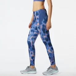 New Balance Collant Et Pantalon Running^Printed Impact Run Tight Bleu