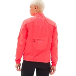 New Balance Veste Running^Printed Impact Run Light Pack Jacket Rouge