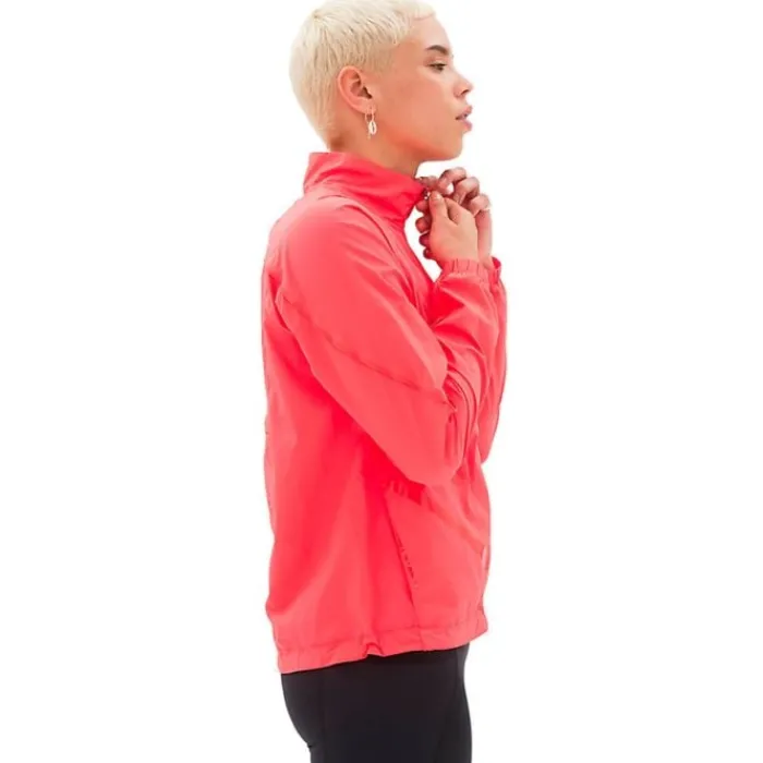 New Balance Veste Running^Printed Impact Run Light Pack Jacket Rouge