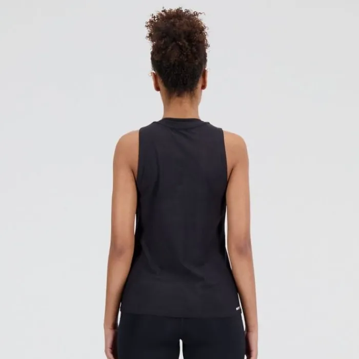 New Balance T-shirt Et Manches Longues Running^Q Speed Jacquard Tank Noir
