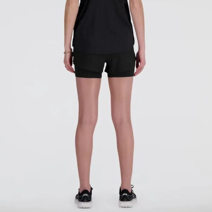 New Balance Short Running^RC Seamless 2 In 1 Short 3 Inch Noir