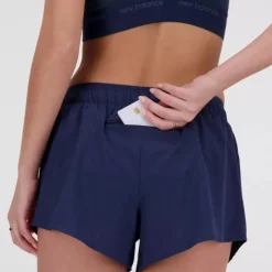 New Balance Short Running^RC Seamless Short 3 Inch Bleu