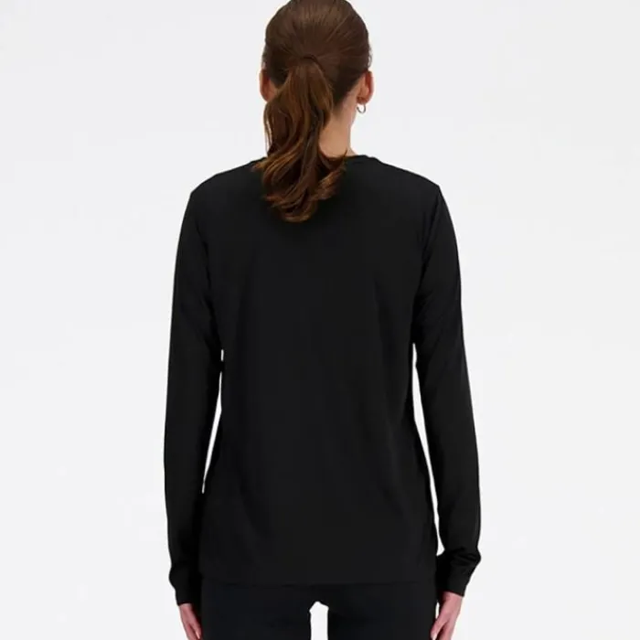 New Balance T-shirt Et Manches Longues Running^Sport Essentials Long Sleeve Noir