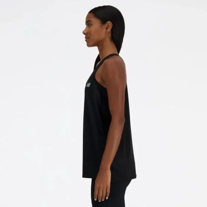 New Balance T-shirt Et Manches Longues Running^Sport Essentials Tank Noir