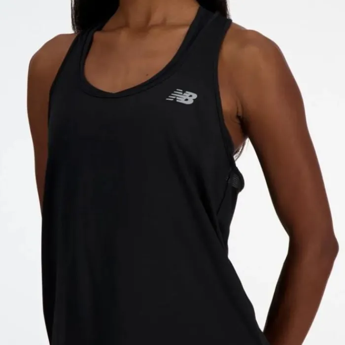 New Balance T-shirt Et Manches Longues Running^Sport Essentials Tank Noir