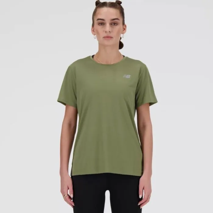 New Balance T-shirt Et Manches Longues Running^Sport Essentials T-Shirts Vert