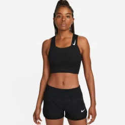 Nike Sous Vetement Sport|T-shirt Et Manches Longues Running^Dri Fit Advanced Aeroswift Crop Top Noir