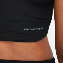 Nike Sous Vetement Sport|T-shirt Et Manches Longues Running^Dri Fit Advanced Aeroswift Crop Top Noir