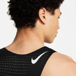 Nike T-shirt Et Manches Longues Running^Dri-FIT Advanced Aeroswift Singlet Noir
