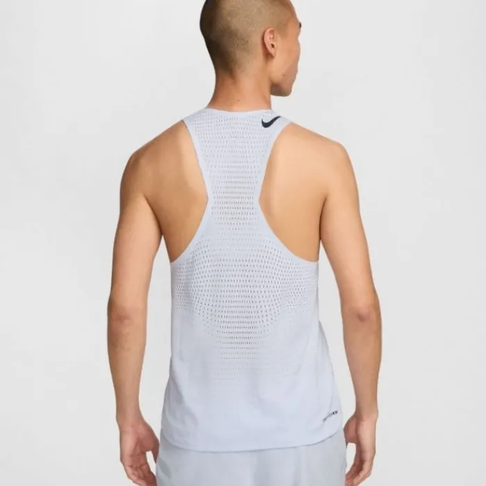 Nike T-shirt Et Manches Longues Running^Dri-FIT Advanced Aeroswift Singlet Bleu