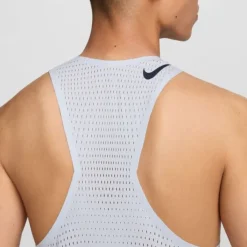 Nike T-shirt Et Manches Longues Running^Dri-FIT Advanced Aeroswift Singlet Bleu