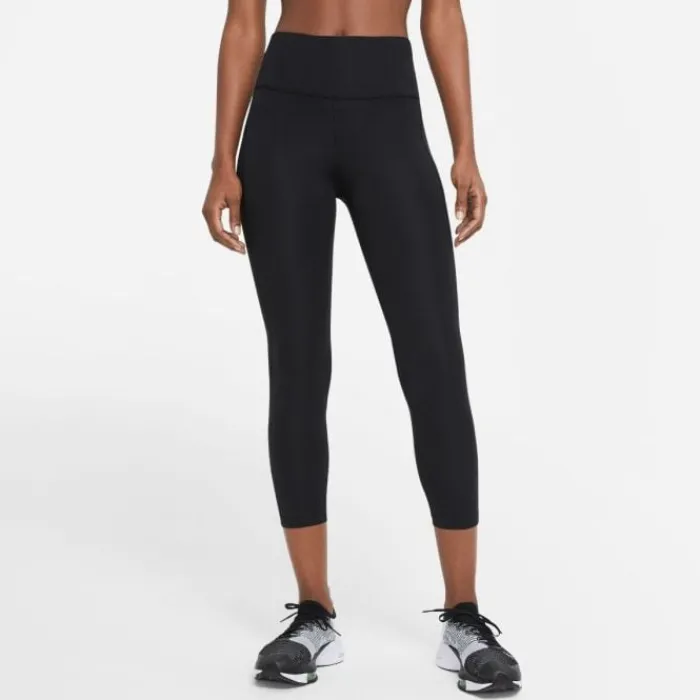 Nike Collant Et Pantalon Running^Dri-FIT Fast Crop Tights Noir