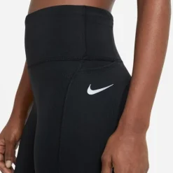 Nike Collant Et Pantalon Running^Dri-FIT Fast Crop Tights Noir