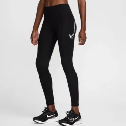 Nike Collant Et Pantalon Running^Dri-FIT Fast Swoosh Mid-Rise 7/8 Tights Noir