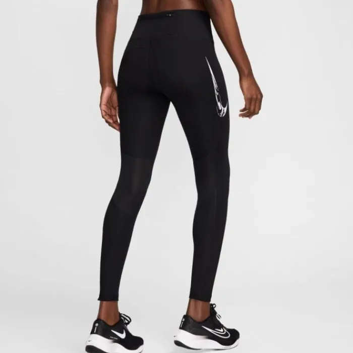 Nike Collant Et Pantalon Running^Dri-FIT Fast Swoosh Mid-Rise 7/8 Tights Noir