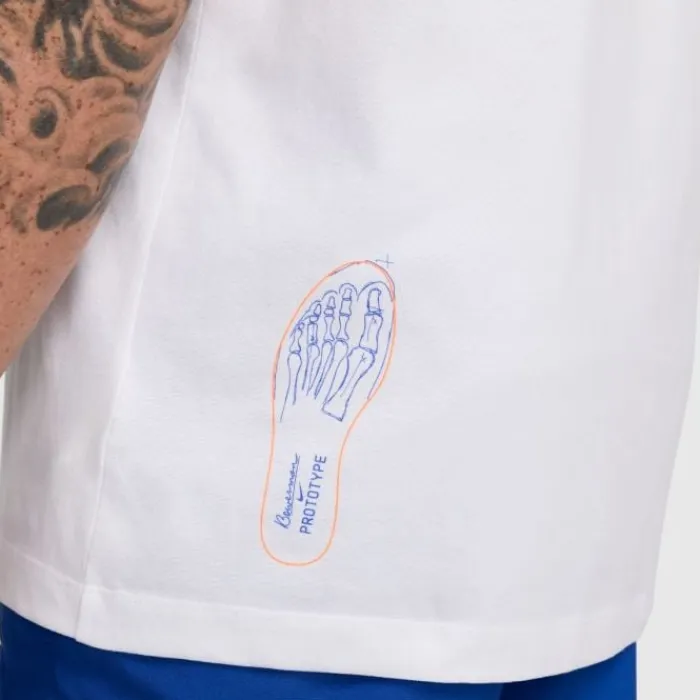 Nike T-shirt Et Manches Longues Running^DRI-FIT Founders Short Sleeve Tee Blanc