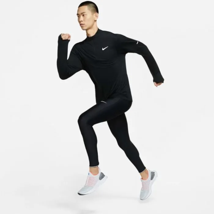 Nike Sous Vetement Sport|T-shirt Et Manches Longues Running^Dri-FIT Half Zipp Long Sleeve Noir