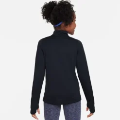 Nike T-shirt Et Manches Longues Running^Dri-FIT Long Sleeve Half Zip Top Noir