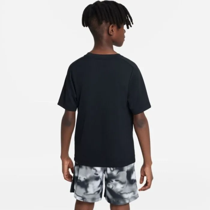 Nike T-shirt Running^Dri-FIT Multi+ Graphic Short Sleeve Tee Noir