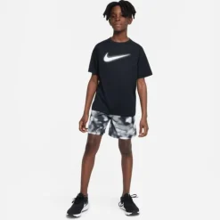Nike T-shirt Running^Dri-FIT Multi+ Graphic Short Sleeve Tee Noir