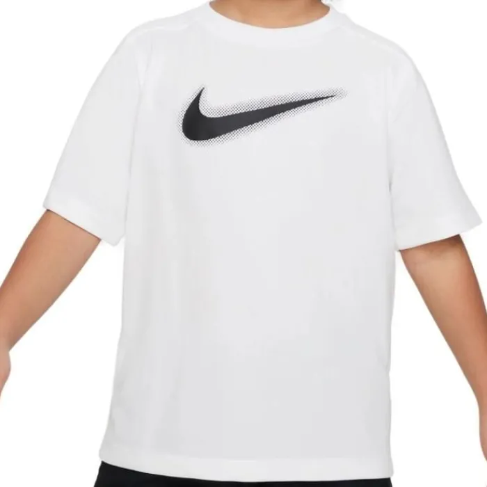 Nike T-shirt Running^Dri-FIT Multi+ Graphic Short Sleeve Tee Blanc