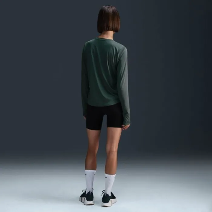 Nike T-shirt Et Manches Longues Running^Dri-FIT One Classic Long Sleeve Tee Vert