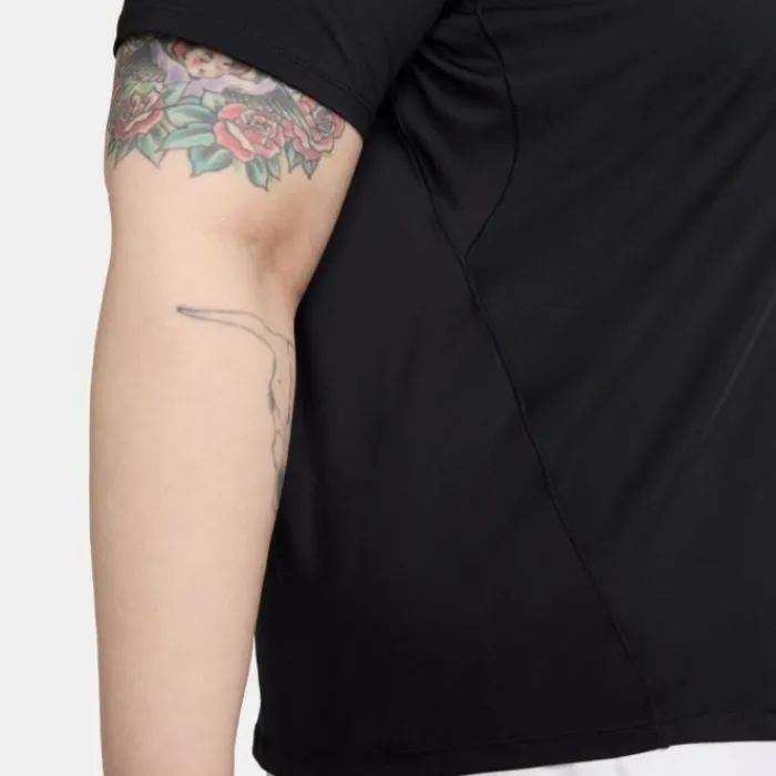 Nike T-shirt Et Manches Longues Running^Dri-Fit One Classic SS Top (Plus Size) Noir