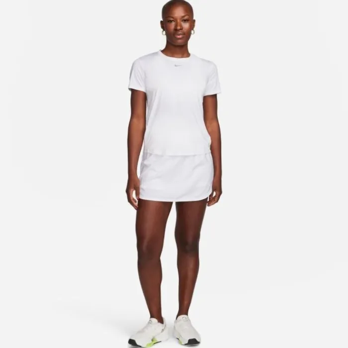 Nike T-shirt Et Manches Longues Running^Dri-FIT One Classic Short Sleeve Tee Blanc