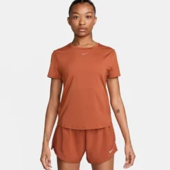 Nike T-shirt Et Manches Longues Running^Dri-FIT One Classic Short Sleeve Tee Orange