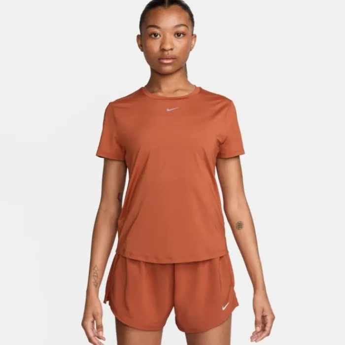 Nike T-shirt Et Manches Longues Running^Dri-FIT One Classic Short Sleeve Tee Orange