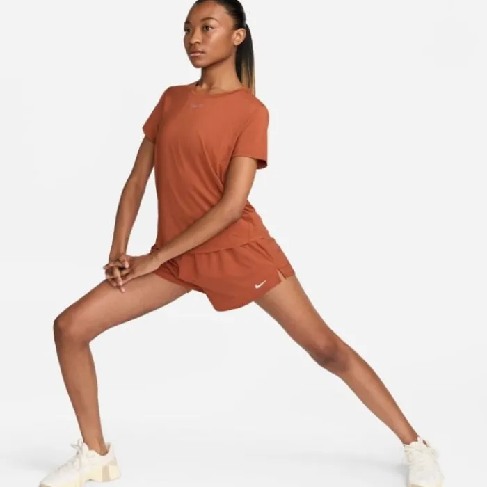 Nike T-shirt Et Manches Longues Running^Dri-FIT One Classic Short Sleeve Tee Orange