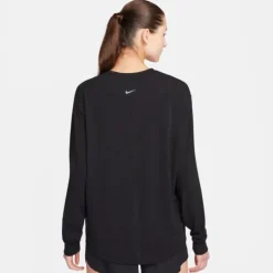Nike T-shirt Et Manches Longues Running^Dri-FIT One Relaxed Long Sleeve Tee Noir