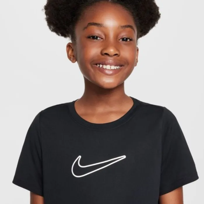 Nike T-shirt Running^Dri-FIT One STD Short Sleeve Tee Noir
