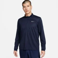 Nike T-shirt Et Manches Longues Running^Dri-FIT Pacer Half Zip Long Sleeve Tee Noir