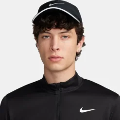 Nike T-shirt Et Manches Longues Running^Dri-FIT Pacer Half Zip Long Sleeve Tee Noir