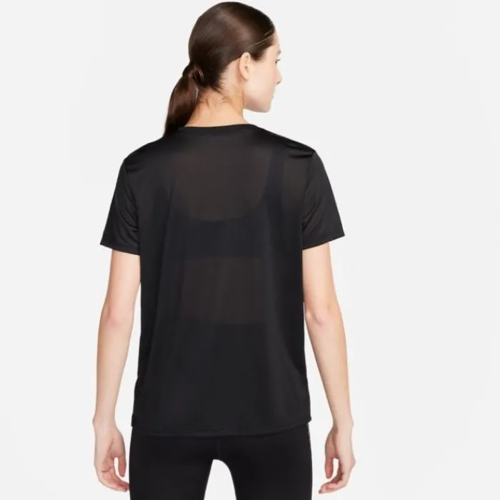 Nike Short Running^Dri-FIT Regular Heathered Graphic Short Sleeve Tee Noir