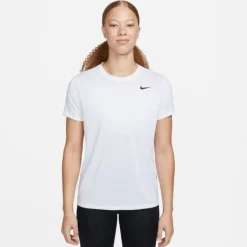 Nike T-shirt Et Manches Longues Running^Dri-FIT Relaxed Short Sleeve Tee Blanc