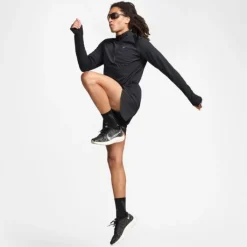 Nike T-shirt Et Manches Longues Running^Dri-FIT Run Division Element Midlayer Half Zip Noir