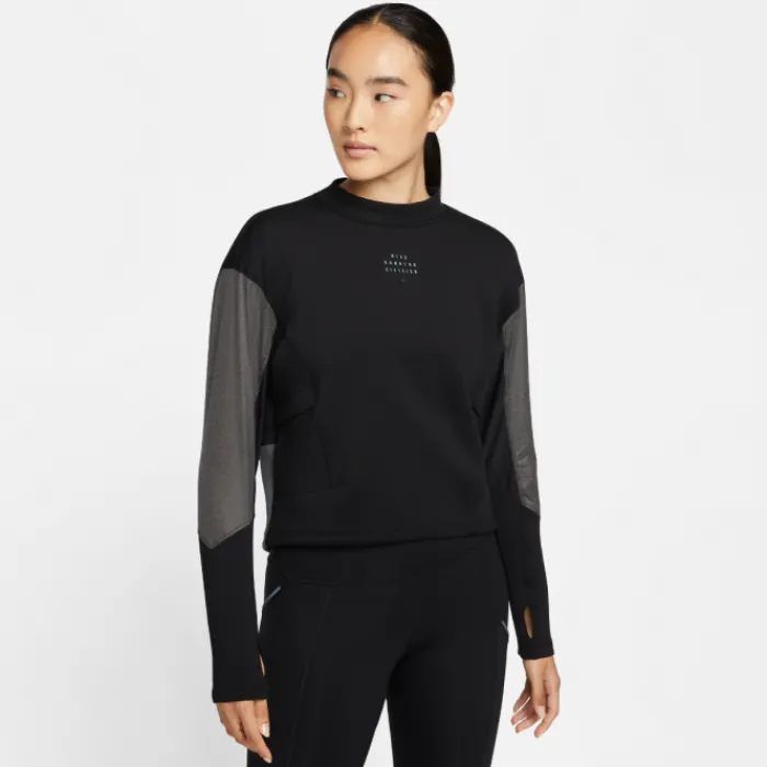 Nike T-shirt Et Manches Longues Running^Dri-Fit Run Division Crew