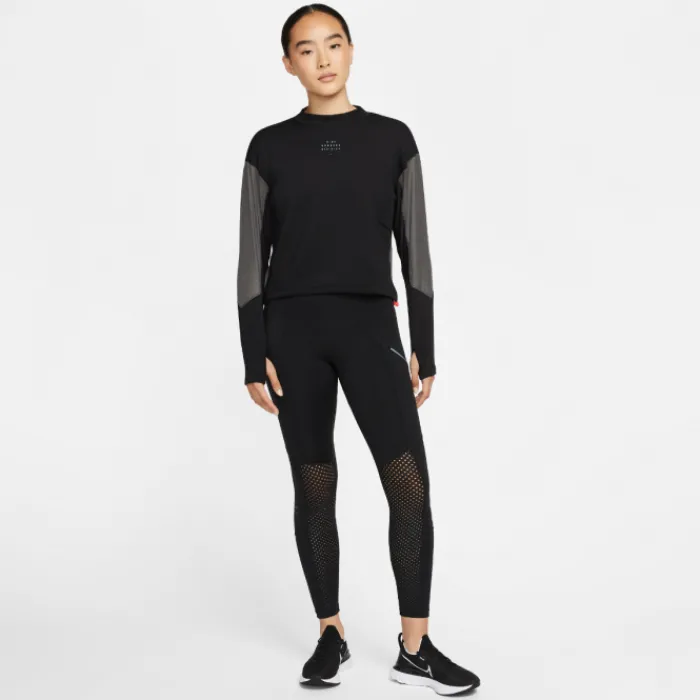 Nike T-shirt Et Manches Longues Running^Dri-Fit Run Division Crew