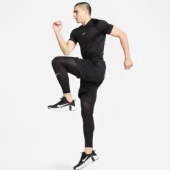 Nike T-shirt Et Manches Longues Running^Dri-FIT Slim Short Sleeve Tee Noir