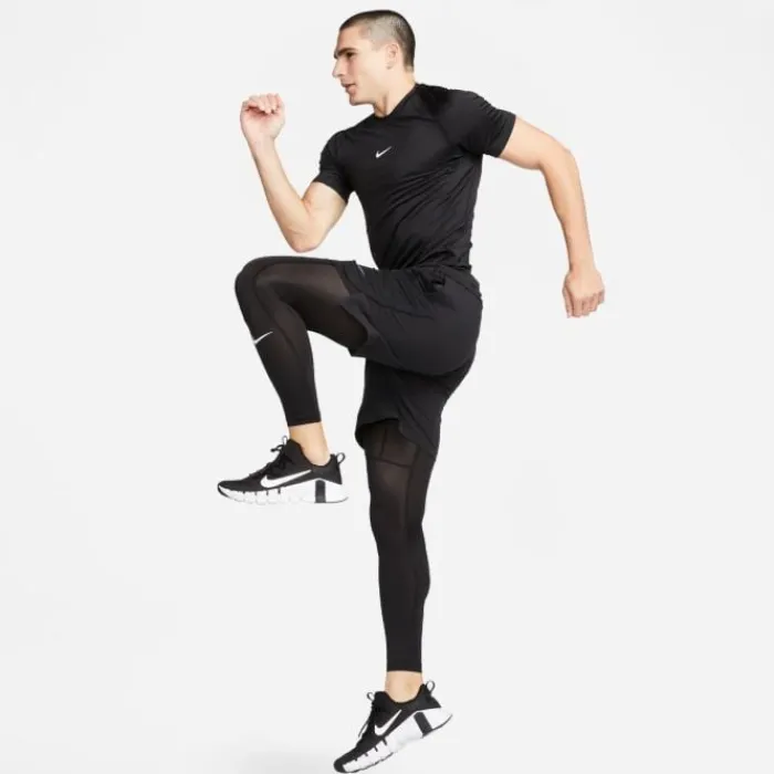 Nike T-shirt Et Manches Longues Running^Dri-FIT Slim Short Sleeve Tee Noir