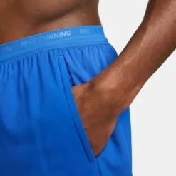 Nike Short Running^Dri-Fit Stride 5in Brief-Lined Shorts Bleu