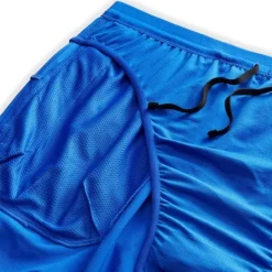 Nike Short Running^Dri-Fit Stride 5in Brief-Lined Shorts Bleu