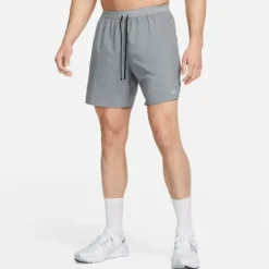 Nike Short Running^Dri-FIT Stride 7in Brief-Lined Shorts Gris