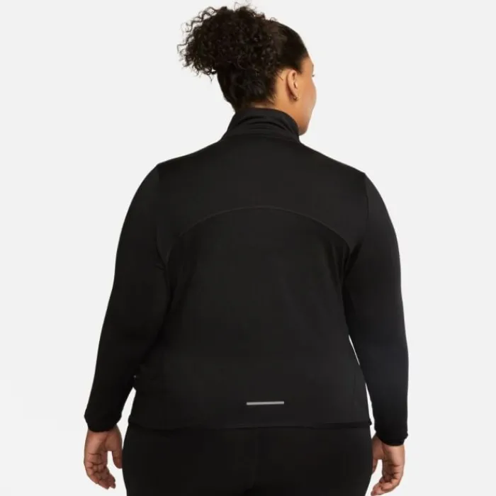 Nike T-shirt Et Manches Longues Running^Dri-Fit Swift Element HZ Top (Plus Size) Noir