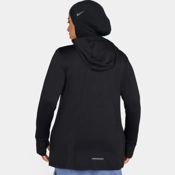 Nike Veste Running^Dri-FIT Swift Element UV Hooded Half Zip Jacket Noir