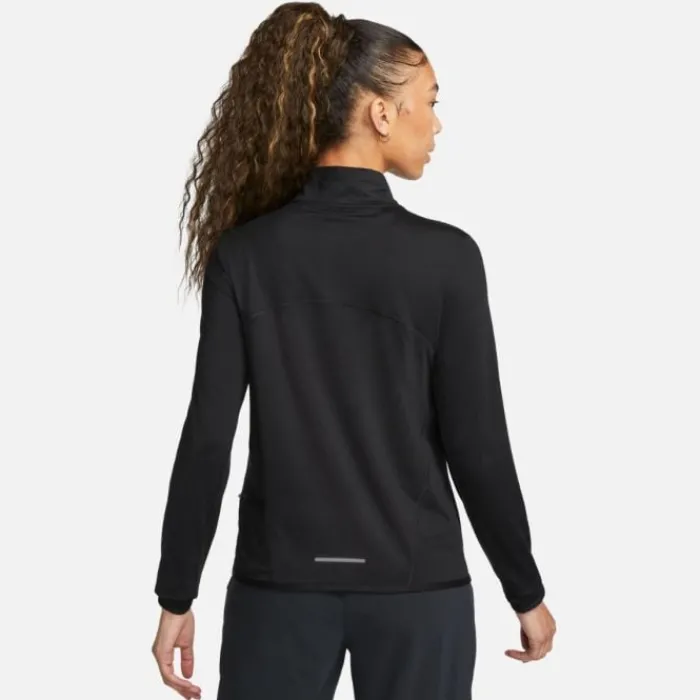 Nike T-shirt Et Manches Longues Running^Dri-FIT Swift Element UV Half Zip Noir