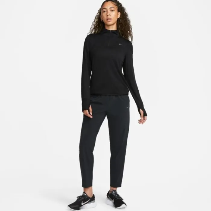 Nike T-shirt Et Manches Longues Running^Dri-FIT Swift Element UV Half Zip Noir