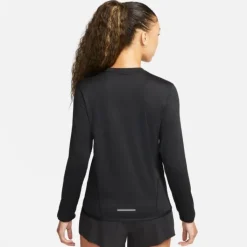 Nike T-shirt Et Manches Longues Running^Dri-FIT Swift UV Crew Long Sleeve Tee Noir